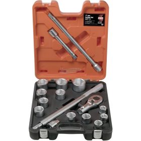 BAHCO 3/4" Dugókulcs készlet, 17 részes SLX 17