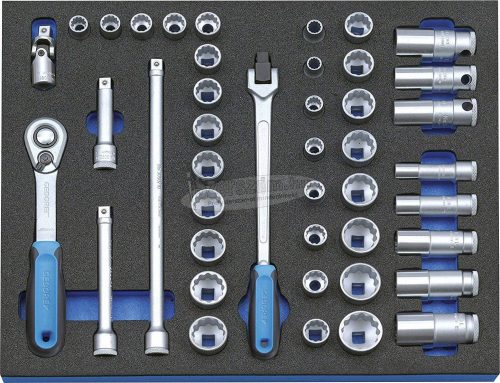 GEDORE dugókulcs készlet 3/8" 43 részes 2005 CT2-D 30 2016486 2005 CT2-D 30
