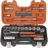 BAHCO 1/4"+3/8" Dugókulcs készlet, 34 részes S330