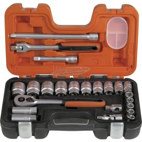   BAHCO Dugókulcs készlet 1/2" 23 részes, collos méretek S240AF