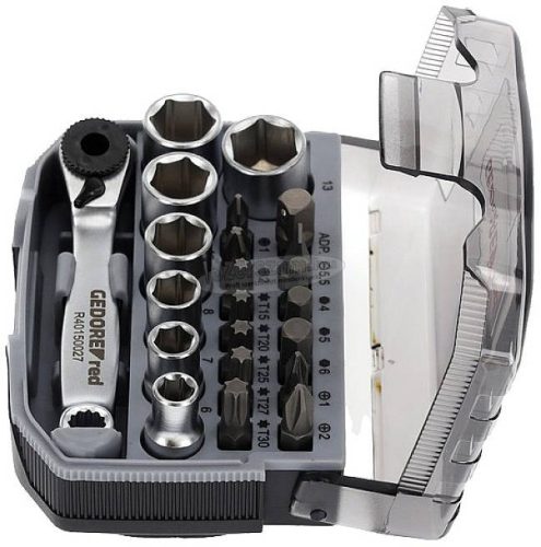 GEDORERED bit készlet 1/4" 6-13mm 23 részes R49005023 3300026