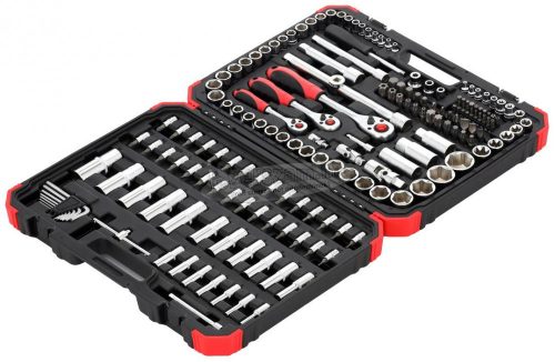 GEDORERED dugókulcs készlet 1/4"-3/8"-1/2" 172 részes R45603172 3300058