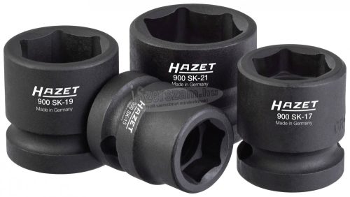 HAZET 6szög Gépi dugókulcs készlet 13-21mm 4 részes 1/2" 900SK/4