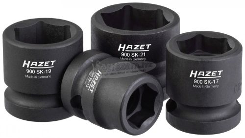 HAZET 900SK/4 6szög Gépi dugókulcs készlet 4 részes 1/2" 900SK/4