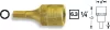 HAZET Imbusz rátűzőkulcs 4mm,  1/4"   TIN 8501-4