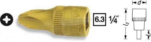 HAZET Kereszthornyú csavarhúzófej PH2, 6,3mm (1/4"), 8506-PH2 8506-PH2