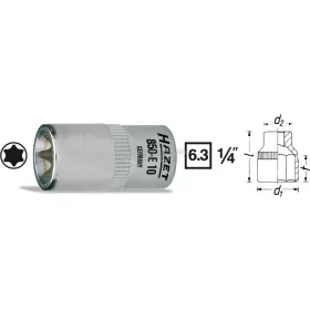 HAZET Torx dugókulcsfej 1/4", 850-E több változatban
