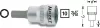 HAZET imbusz rátűzőkulcs 4mm 3/8" TiN 8801K-4