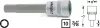 HAZET imbusz rátűzőkulcs TIN 4mm,  3/8" 8801-4