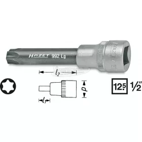   HAZET Torx rátűzőkulcs 1/2" 992LG-T több változatban