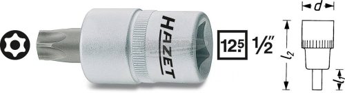 HAZET Torx rátűzőkulcs (bit-dugókulcs) 12,5mm (1/2") 992LG-T30H 992-T30H