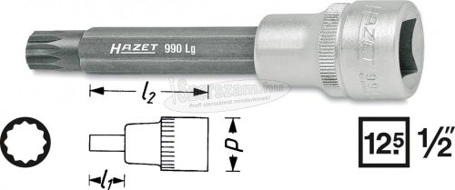 HAZET XZN hosszú rátűzőkulcs 1/2" M9 990LG-9