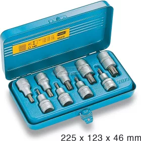 HAZET Torx rátűzőkulcs készlet T20-T60 9 részes 992/9