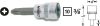 HAZET Phillips PH1 rátűzőkulcs (bit-dugókulcs) 3/8" TIN 8806-PH1