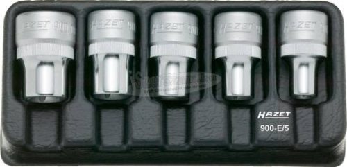 HAZET Torx dugókulcs készlet, 12,5mm (1/2") 5 részes 900-E/5 900-E/5