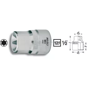 HAZET külső Torx Dugókulcs 1/2" E több változatban
