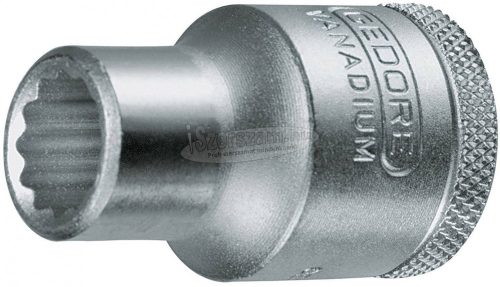 GEDORE Kézi Dugókulcs 1/2" 12szög 3/16" D 19 3/16W 6138780 