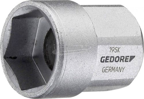 GEDORE dugókulcs betét, 1/2" rövid 6szög 10mm 19 SK 10 2521539 19 SK 10