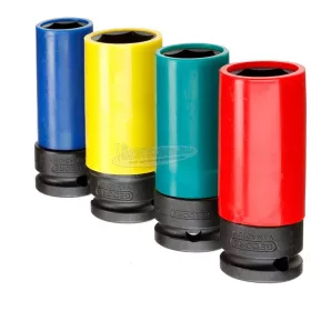   GEDORE gépi dugókulcs készlet 17-22mm 4 részes 1/2" védőburkolattal K 19 LS-004 2790831