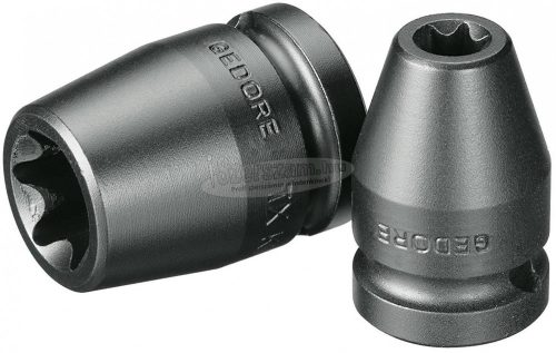GEDORE gépi TORX dugókulcs 1/2" külső TORX E14 TX K 19 E14 6223460 
