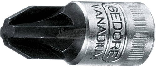 GEDORE rátűzőkulcs 1/4" Pozidriv PZ több méretben IKS 20 PZD