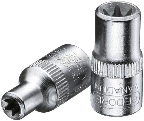 GEDORE dugókulcs 1/4" külső Torx E10x25mm TX 20 E10 6193960 TX 20 E10