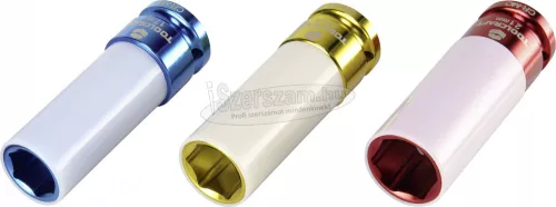 TOOLCRAFT 1544321 6szög Dugókulcs kímélő készlet 17mm, 19mm, 21mm 3 részes 1/2" 1544321