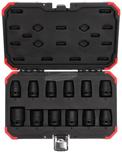 GEDORERED gépi dugókulcs készlet 1/2" 10-24mm 12 részes R63003012 3300574