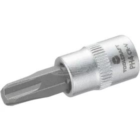   TOOLCRAFT Dugókulcs 6,3mm (1/4") kereszthornyú PH4 bittel, 37mm 816055