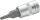 TOOLCRAFT Dugókulcs 6,3mm (1/4"), T-profillal T10, hossz: 37mm 816080