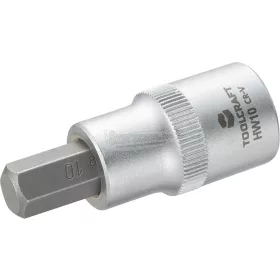   TOOLCRAFT Dugókulcs 12,5mm (1/2"), hatlapú bittel 10mm, hossz: 55mm 816159