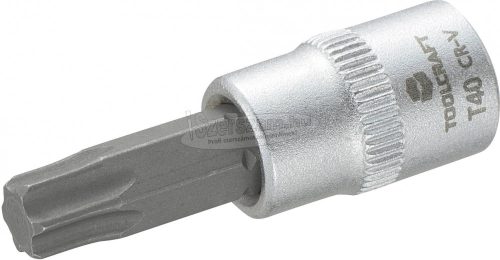 TOOLCRAFT Dugókulcs 6,3mm (1/4"), T-profillal T40, hossz: 37mm 816276