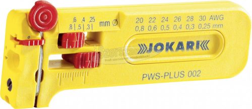 JOKARI vékony PVC vezeték és PTFE huzal csupaszoló, blankoló 0,25/0,80mm PWS Plus 002 40025 40025