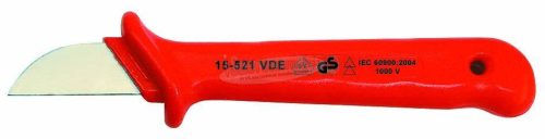 BERNSTEIN szigetelt kábelvágó kés 50/180mm, 15-521 VDE 1000V