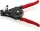 KNIPEX Huzalcsupaszító fogó feketére lakkozott 180mm 0,5-6mm2 12 11 180