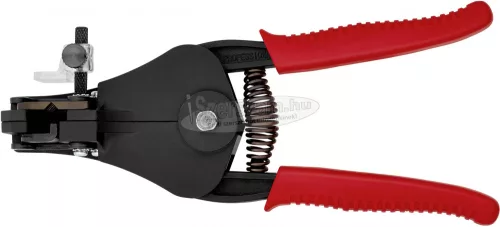 KNIPEX Huzalcsupaszító fogó feketére lakkozott 180mm 0,5-6mm2 12 11 180