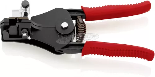 KNIPEX Huzalcsupaszító fogó feketére lakkozott 180mm 0,5-6mm2 12 11 180