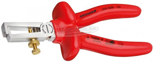 GEDORE csupaszító fogó 160mm 0,8-6mm² szigetelt 1000V VDE 8098-160 6708980 