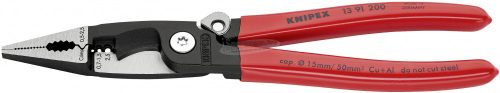KNIPEX Elektromos szerelőfogó, többfunkciós 200mm 13 91 200