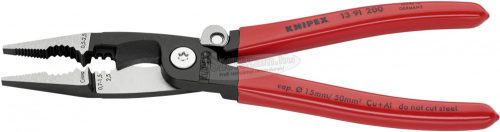 KNIPEX Elektromos szerelőfogó, többfunkciós 200mm 13 91 200