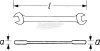 VIGOR V1461N-21X23 V1461N-21X23 Villáskulcs 21-23mm DIN 3110 V1461N-21X23