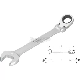   VIGOR Racsnis csillag-villáskulcs hajlítható 10mm V2806 V2806