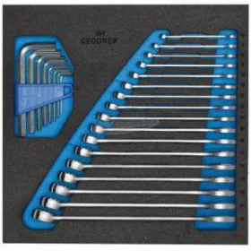   GEDORE csillag-villáskulcs + imbuszkulcs készlet 25 részes 1500 CT2-7 2308878