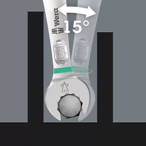 WERA Racsnis csillag-villáskulcs készlet, 15 részes, 05020302001 6003 Joker 5020302001