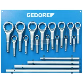   GEDORE feltűzhető csillagkulcs-készlet 19 részes 24-85mm 2 ATM 6049250