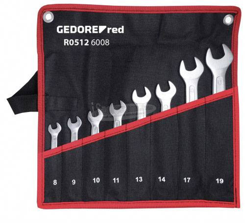 GEDORERED villáskulcs készlet rövid 6-22mm 8 részes R05126008 3301081