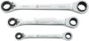 TOOLCRAFT Racsnis Csillagkulcs készlet, 8-19mm, 4 in 1, 3 részes króm-vanádium 819162
