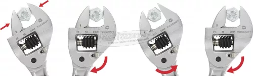 TOOLCRAFT TO-7165959 Állítható villáskulcs 1db 26mm TO-7165959