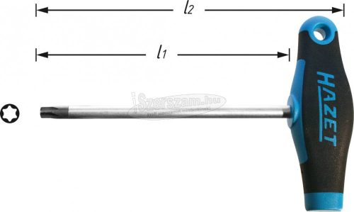 HAZET T-markolatú torx csavarhúzó T20x100mm 828-T20
