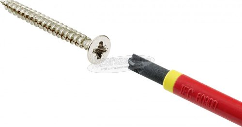 TOOLCRAFT szigetelt VDE 1000V plusz/mínusz csavarhúzó SL/PZ 2, 100mm, TO-6326250